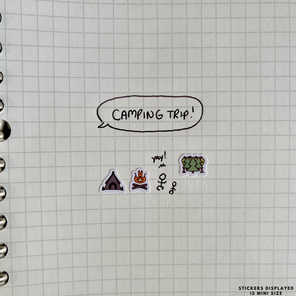 Camping Planner Stickers