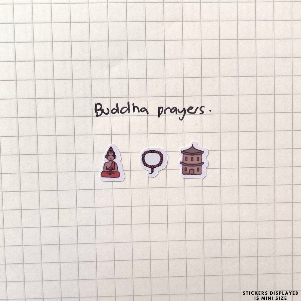 Bracelet Prayer Beads Planner Stickers