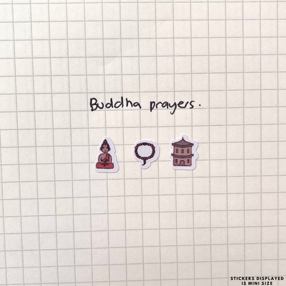 Buddhism Religion Planner Stickers