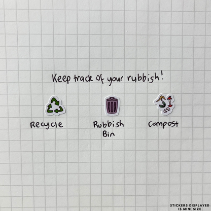 Recycle Planner Stickers