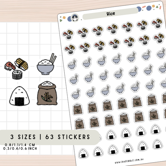 Rice Planner Stickers