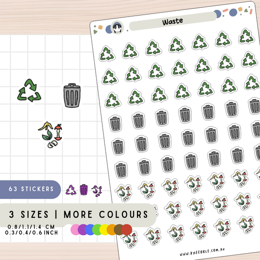 Waste Planner Stickers