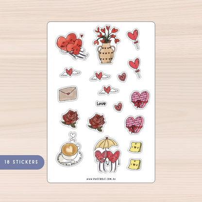 Love Planner Sticker Sheet