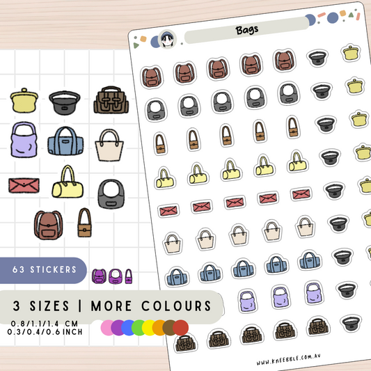Bags Planner Stickers