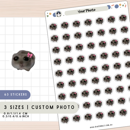 Your Photo As Planner Stickers