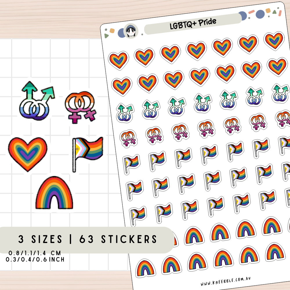 LGBTQ+ Pride Planner Stickers