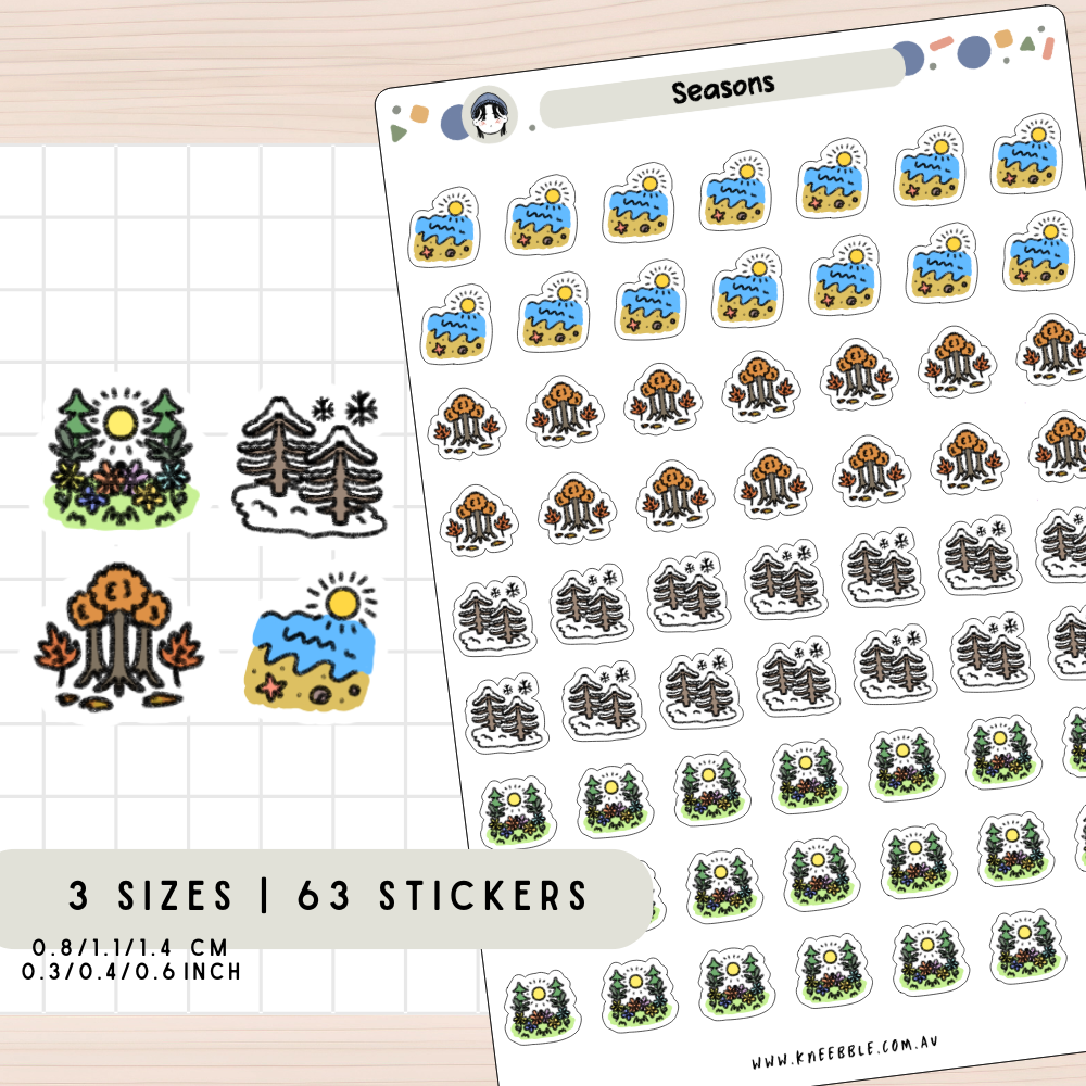 Seasons Planner Stickers