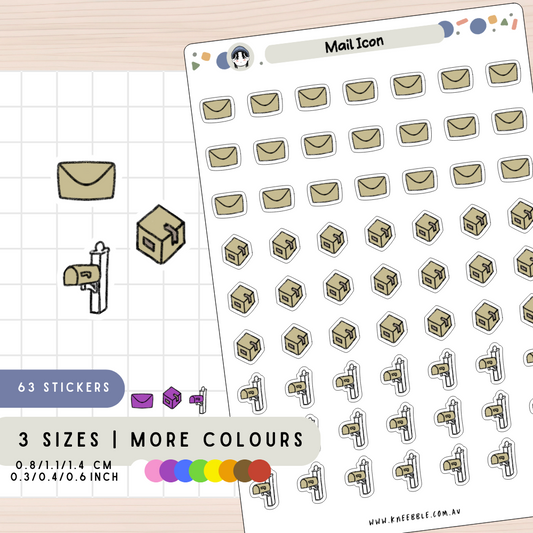 Delivery Mail Planner Stickers