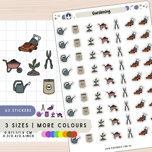 Gardening Planner Stickers