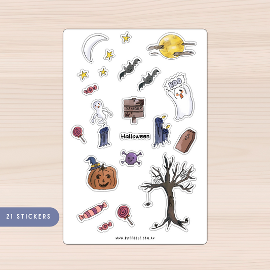 Halloween Planner Sticker Sheet