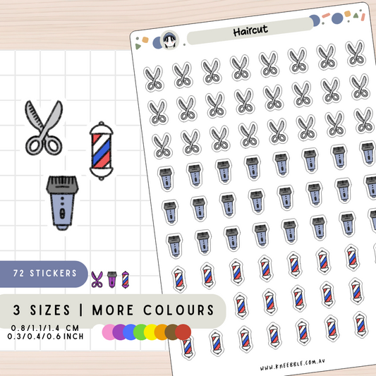 Haircut Planner Stickers