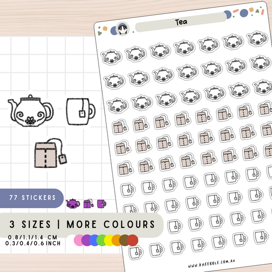 Tea Planner Stickers