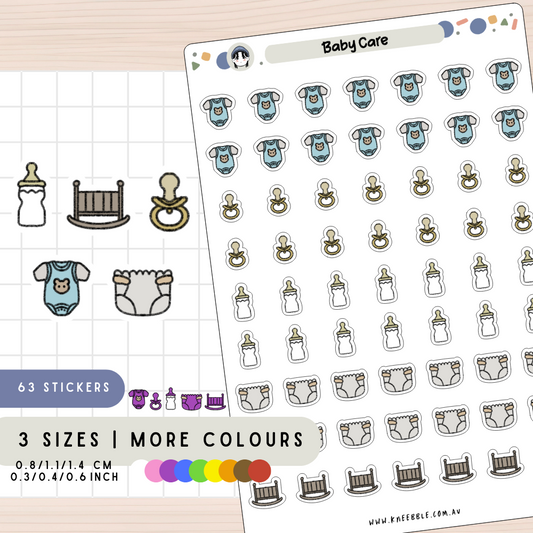 Baby Care Planner Stickers