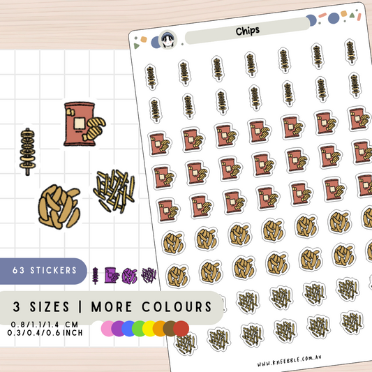Chips Planner Stickers