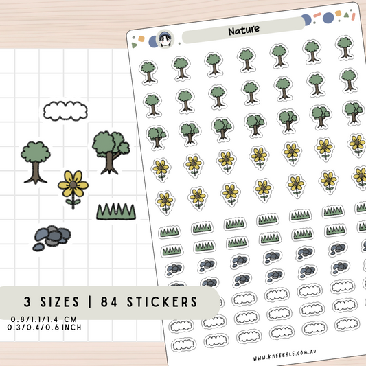 Nature Planner Stickers