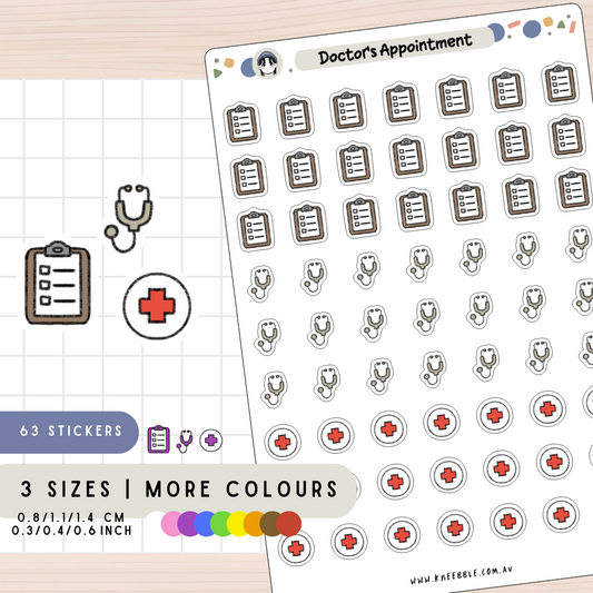 Doctor's Appointment Planner Stickers