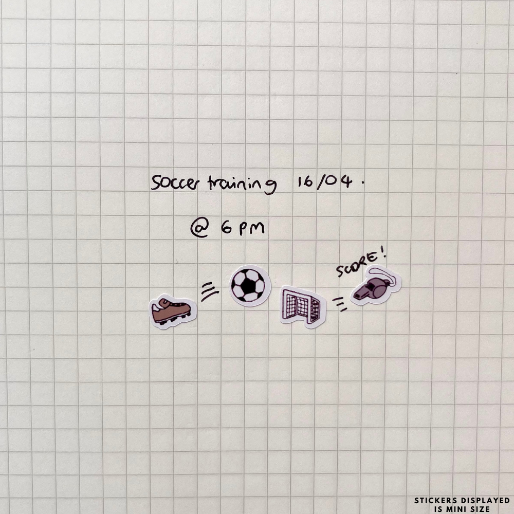 Soccer Planner Stickers