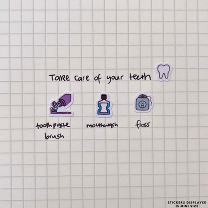 Dental Care Planner Stickers