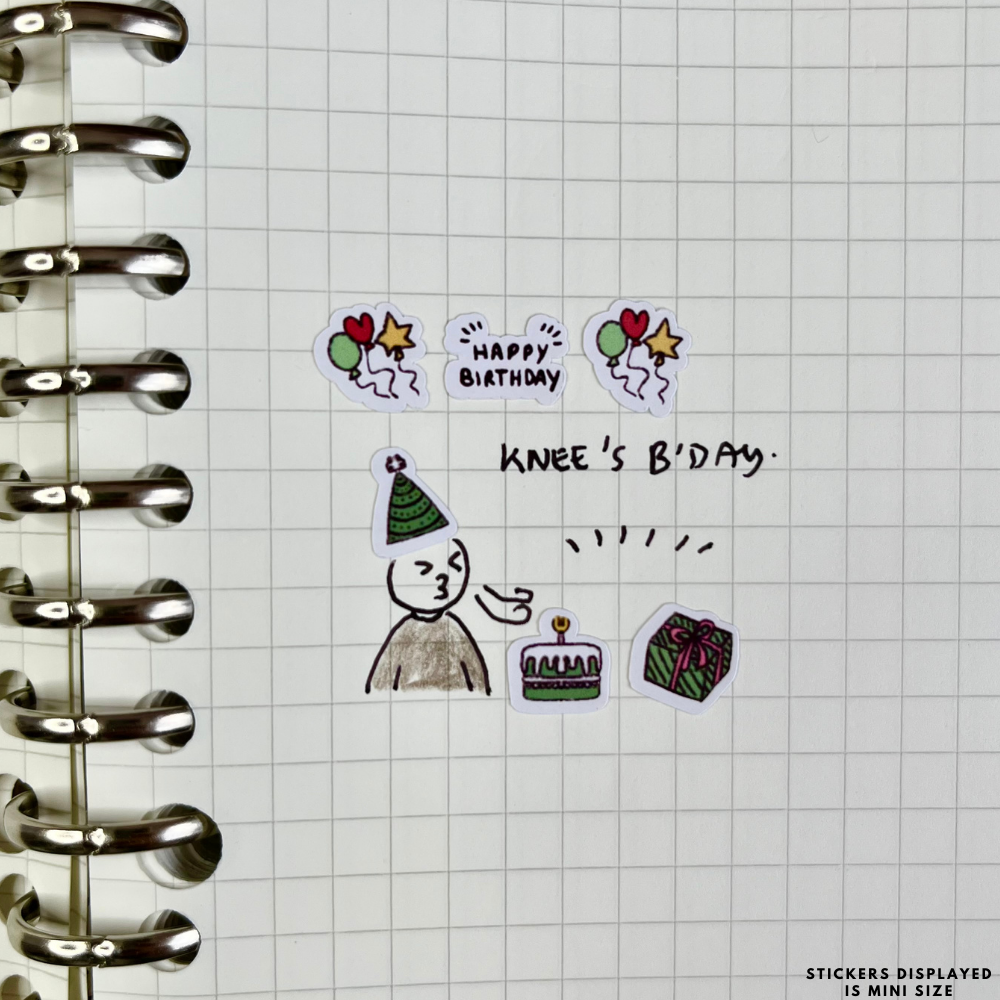 Happy Birthday Planner Stickers