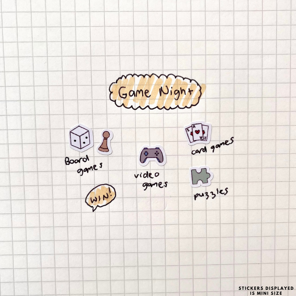 Games Planner Stickers