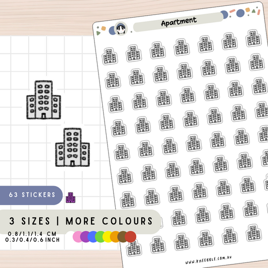 Apartment Planner Stickers