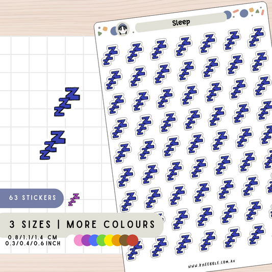 Sleep Snooze Planner Stickers
