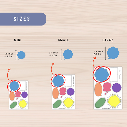 Speech Manga Comic Bubbles Labels Stickers