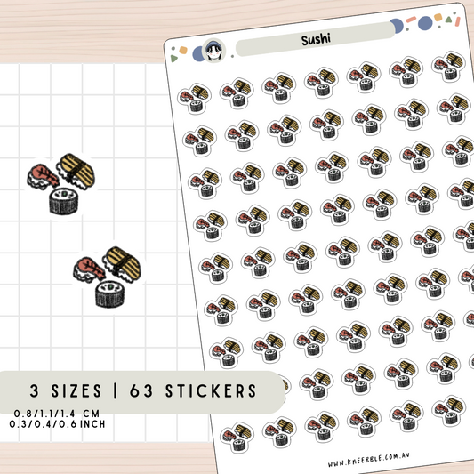 Sushi Planner Stickers