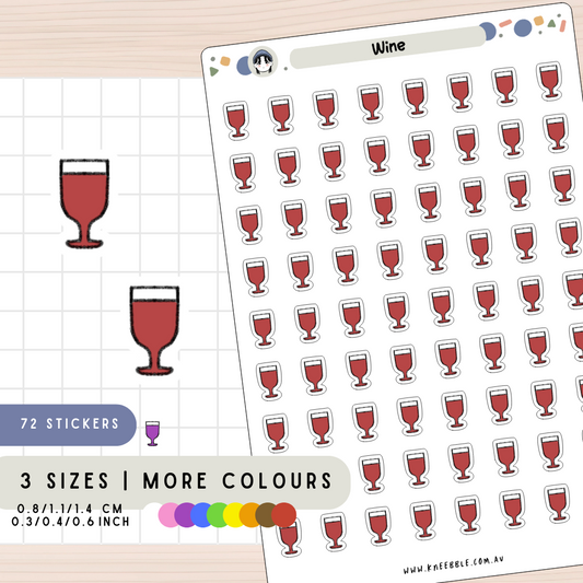 Wine Planner Stickers