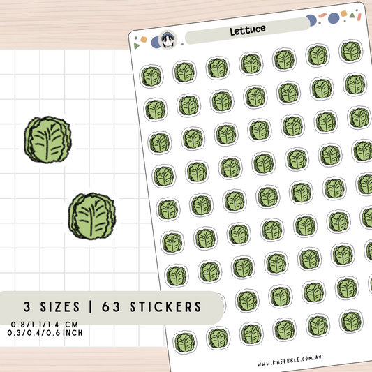 Lettuce Planner Stickers