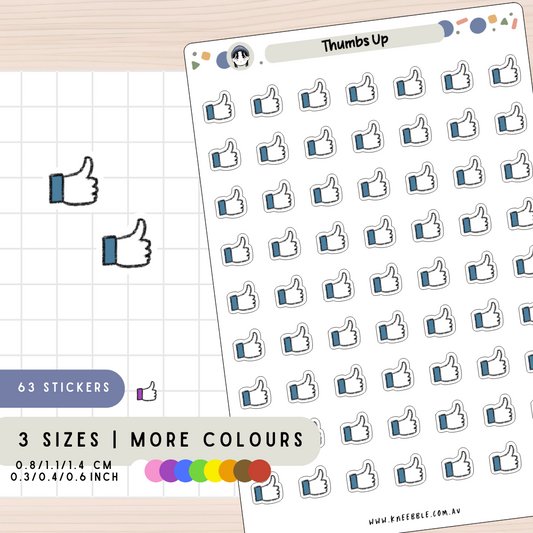Thumbs Up Planner Stickers