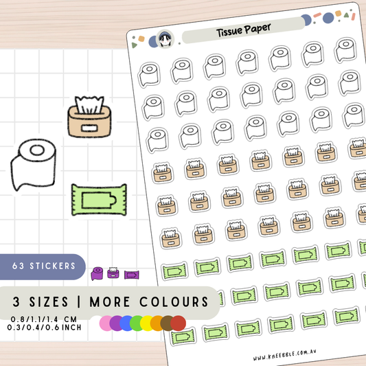 Tissue Paper Planner Stickers