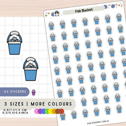 Fish Bucket Planner Stickers