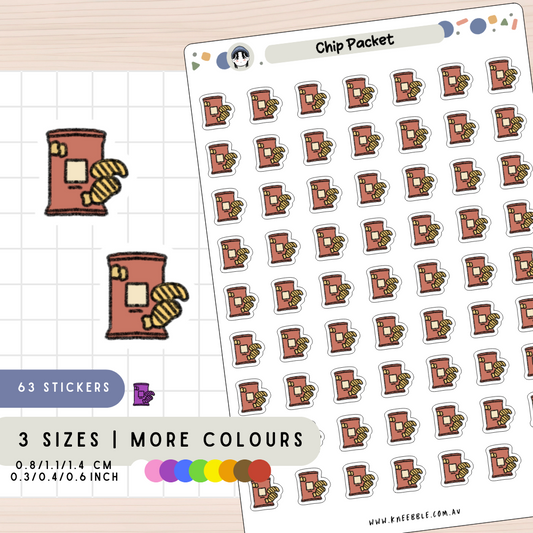 Chip Packet Planner Stickers