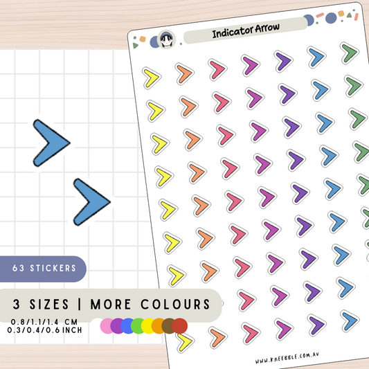 Indicator Arrow Planner Stickers
