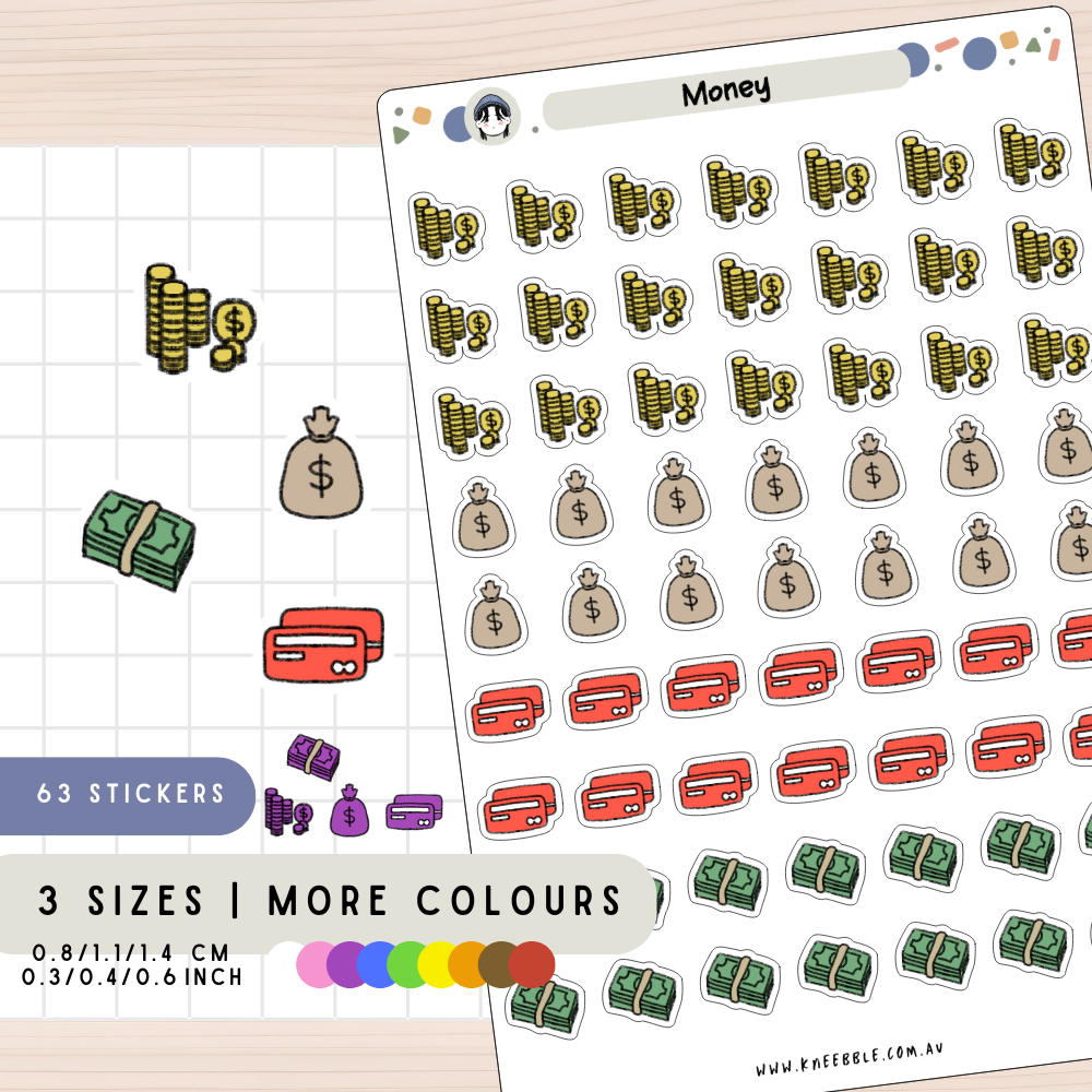 Money Budget Planner Stickers