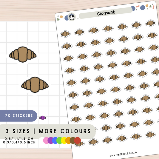 Croissant Planner Stickers