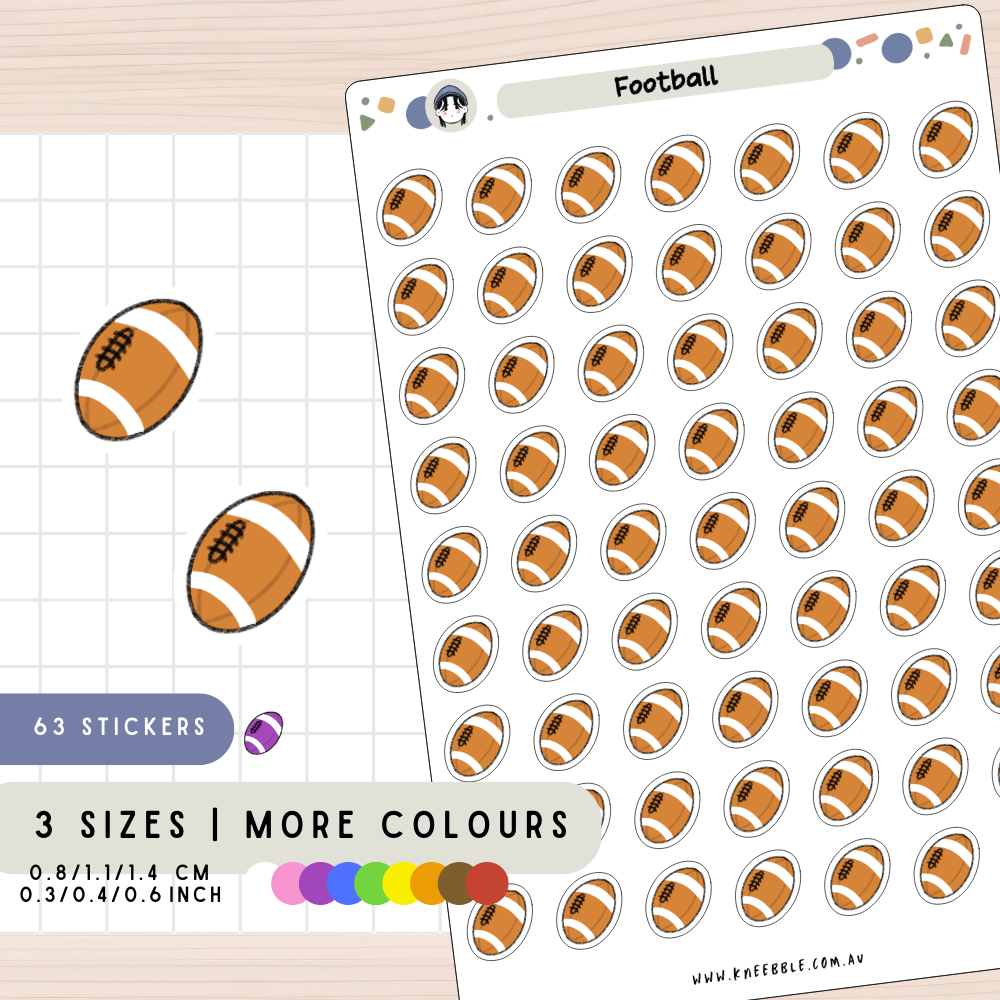 Football Handball Planner Stickers