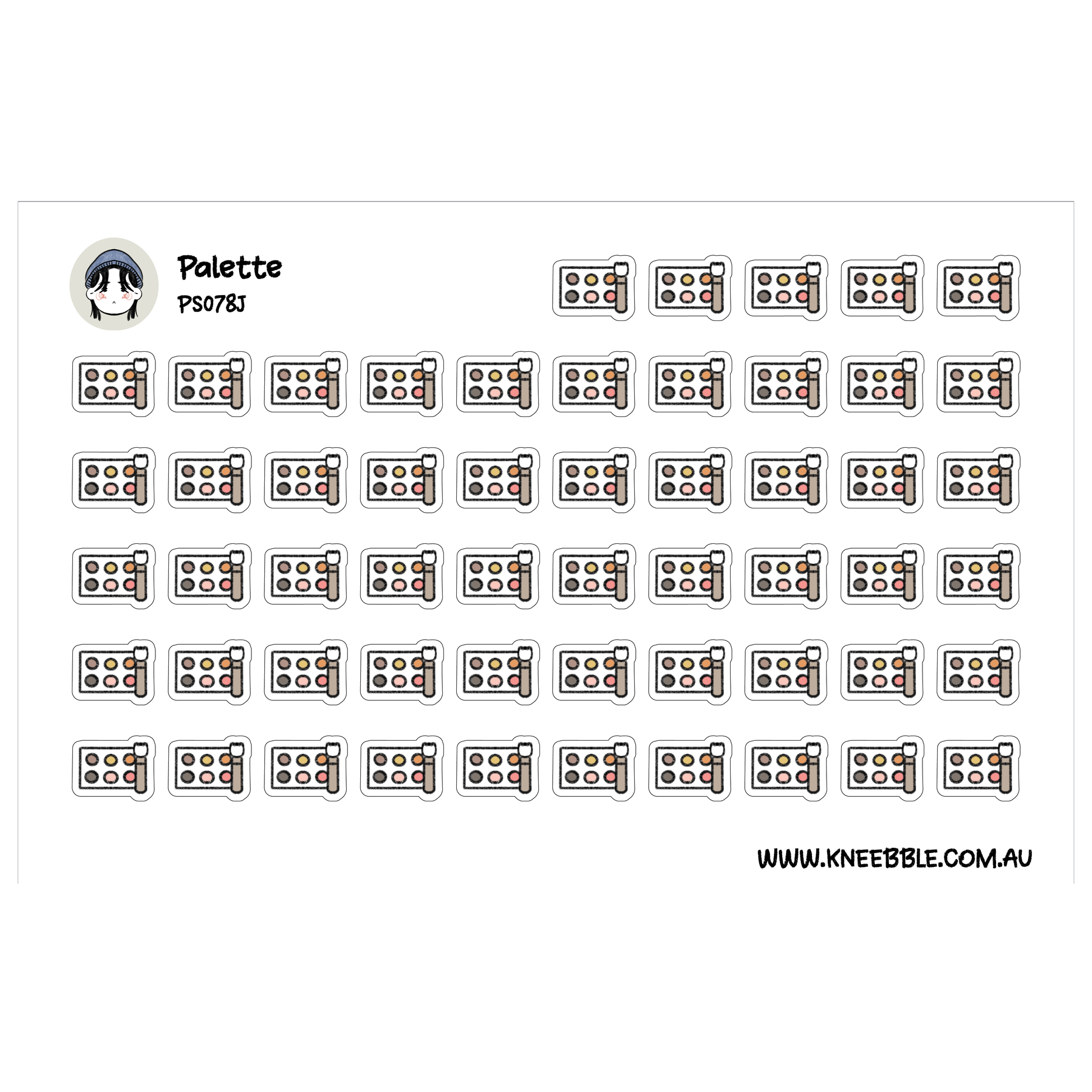 a grid of small icons or illustrations arranged in rows and columns.