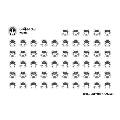 a grid of identical coffee cup icons arranged in a visually pleasing pattern.