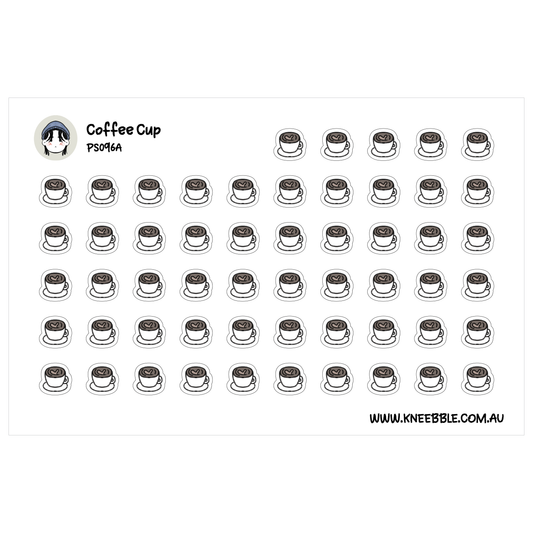 a grid of identical coffee cup icons arranged in a visually pleasing pattern.
