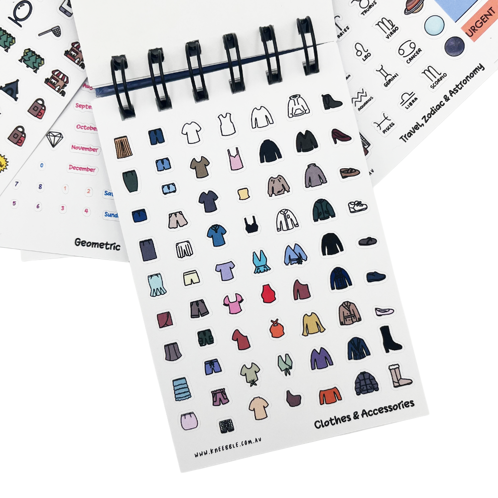 1000+ Mini Sticker Book – Handmade Planner Stickers Collection Pack