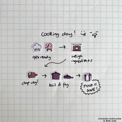 Chef Hat Planner Stickers