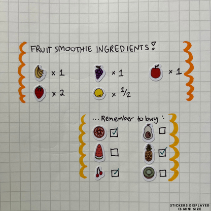 Fruit Planner Stickers