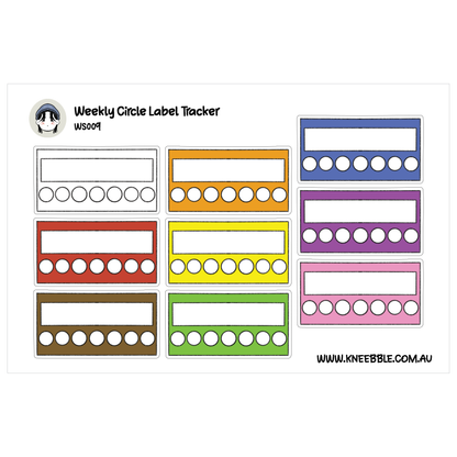 The image is a collection of nine different colored circles arranged in a grid, with each circle having a blank space in the center. The circles are arranged in a visually appealing manner, creating a sense of organization and structure.