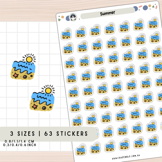 Summer Season Planner Stickers