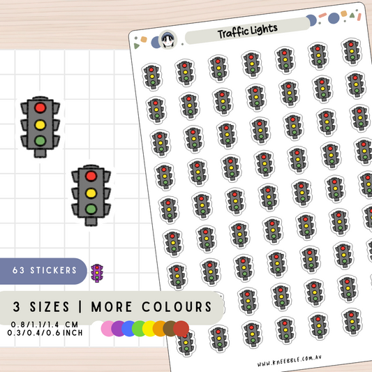Traffic Lights Signal Planner Stickers