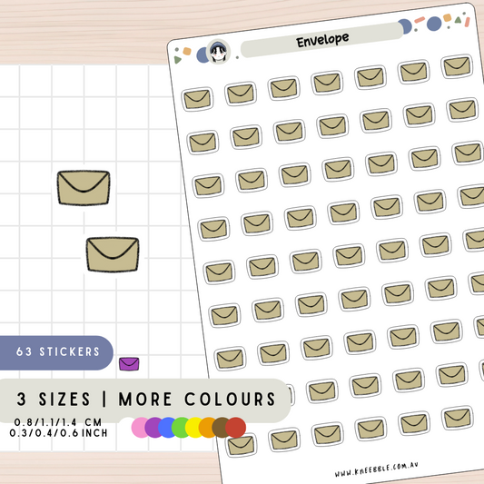 Envelope Mail Planner Stickers