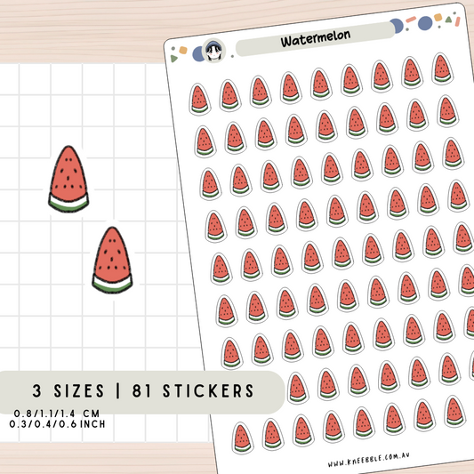 Watermelon Slice Planner Stickers
