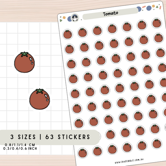 Tomato Planner Stickers